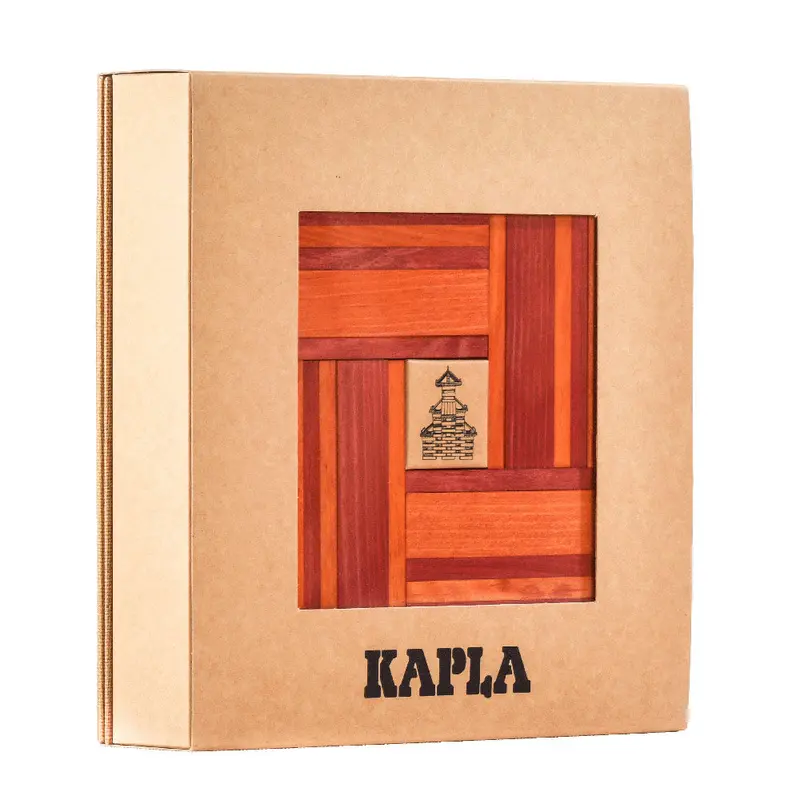 Kapla Book And Colours - Red And Orange 1