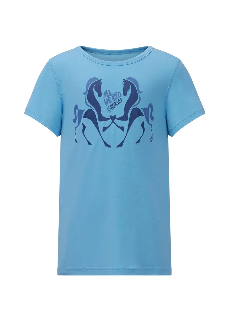 Kids All We Need Is Horses Tee 1