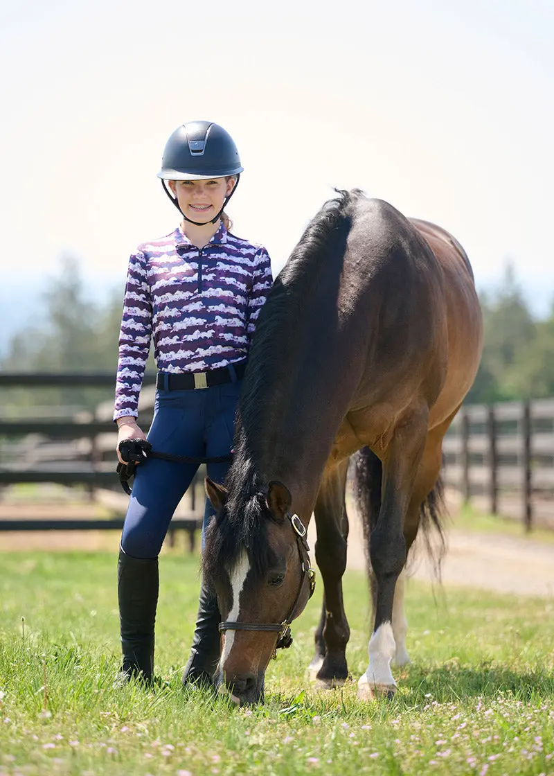 Kids Equibreeze Ice Fil® Long Sleeve Shirt 10