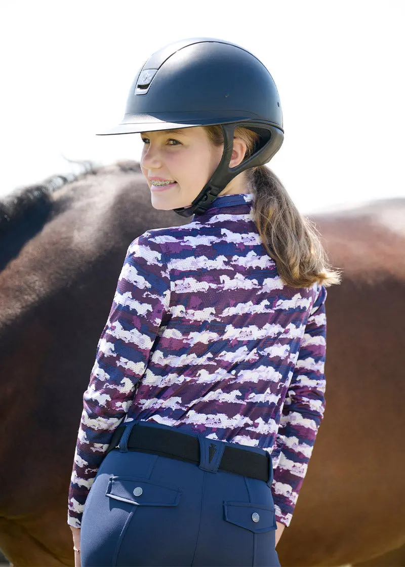 Kids Equibreeze Ice Fil® Long Sleeve Shirt 11