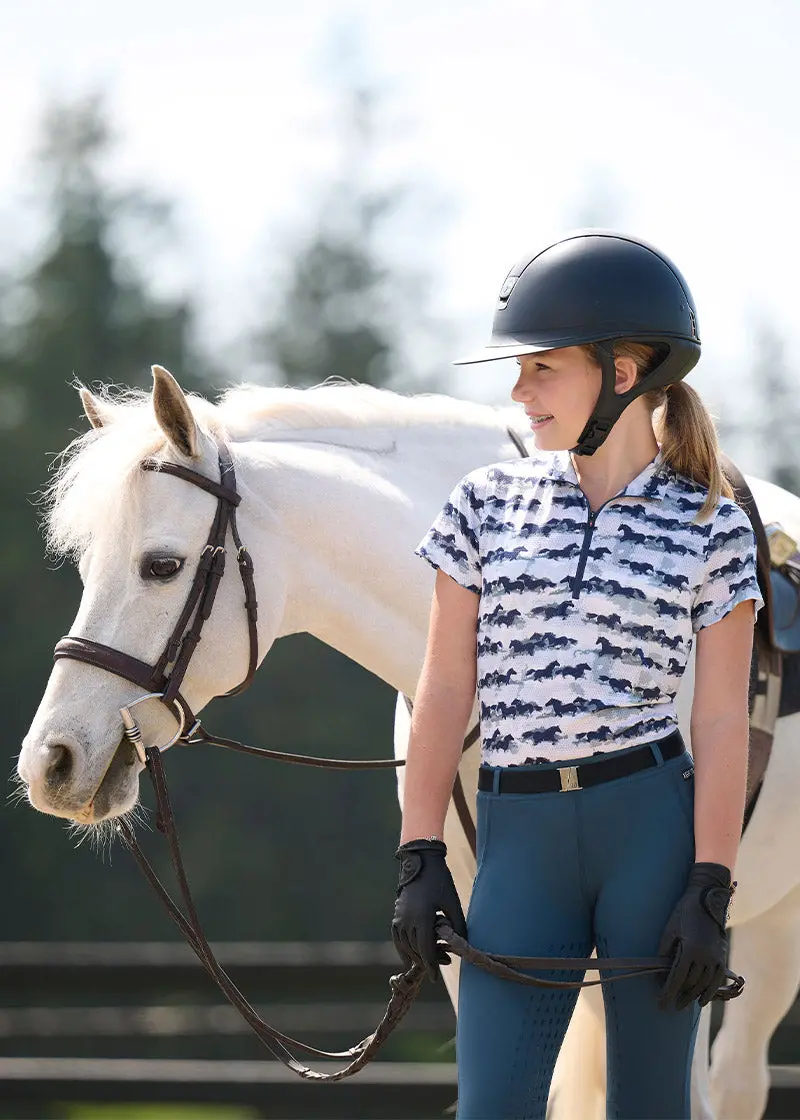Kids Equibreeze Ice Fil® Short Sleeve Shirt 10