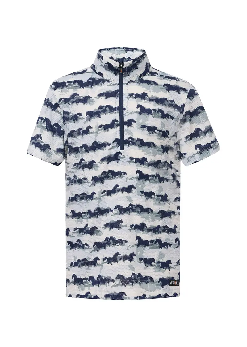 Kids Equibreeze Ice Fil® Short Sleeve Shirt 16