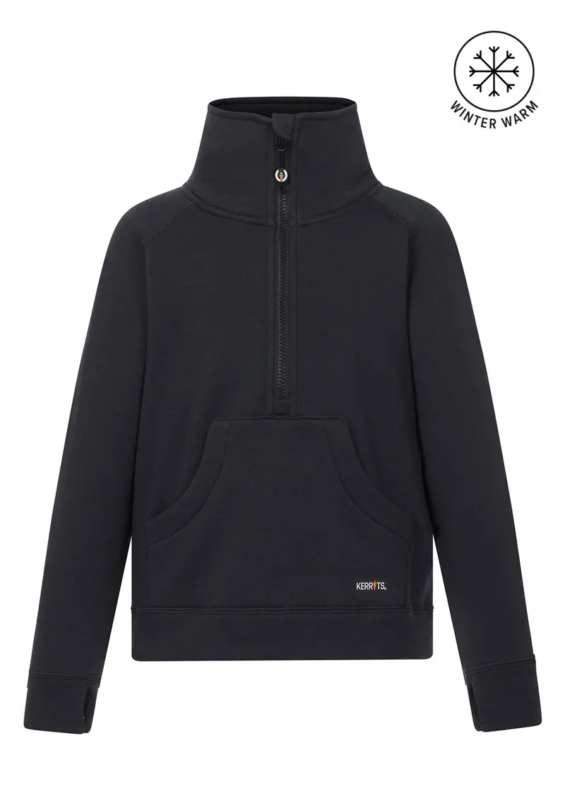 Kids Etched Equine Half Zip Sweatshirt 6