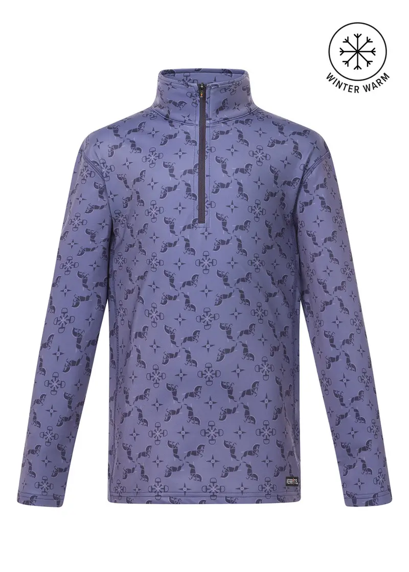 Kids First Level Quarter Zip Stretch Fleece Tech Top 1