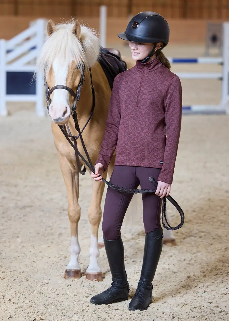Kids Fusion Fleece Lined Full Leg Clinic Tight 2