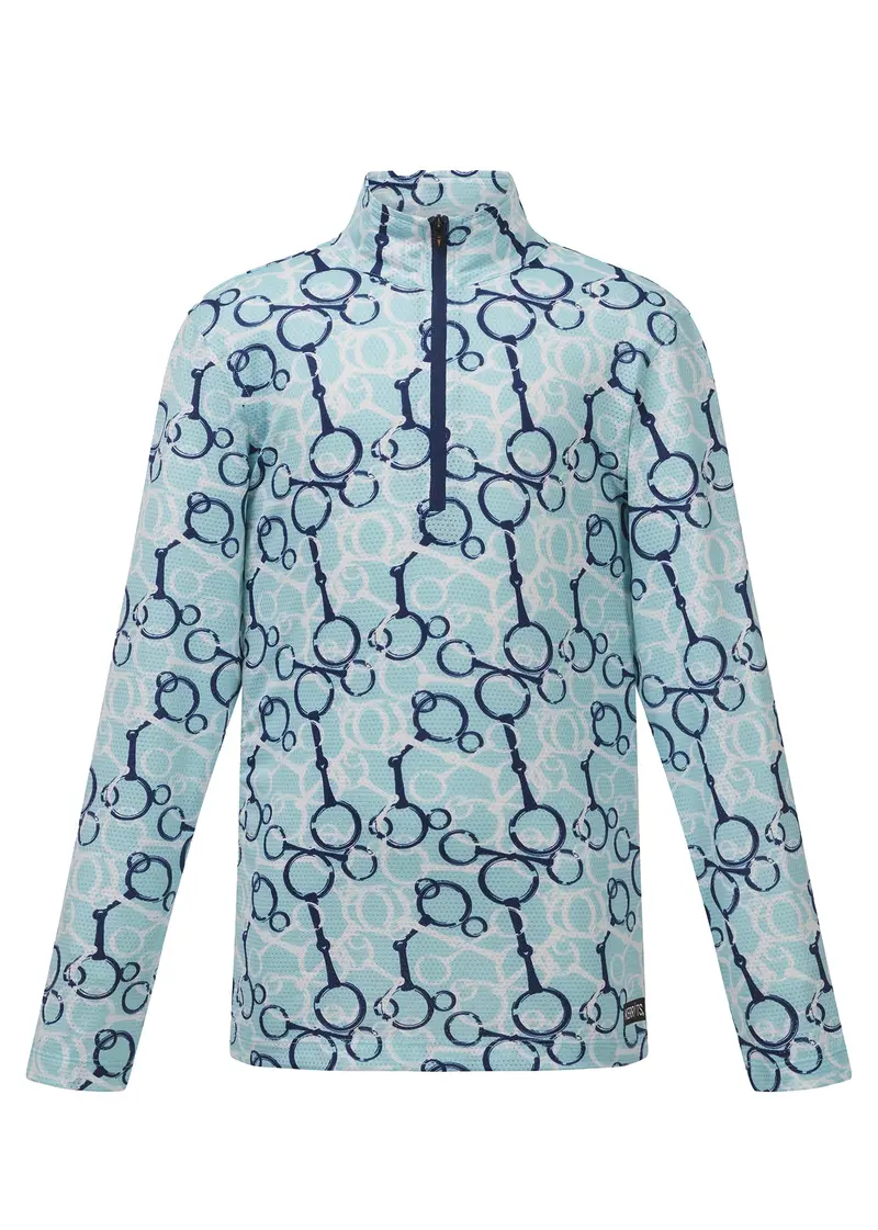 Kids’ Ice Fil Long-Sleeve Riding Shirt