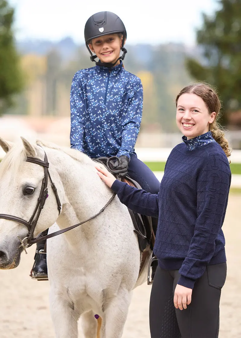 Kids In The Zone Coolcore® Long Sleeve Riding Shirt 2