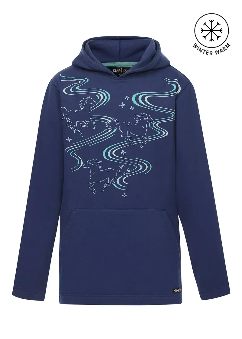 Kids Ride The Wind Fleece Hoodie 6