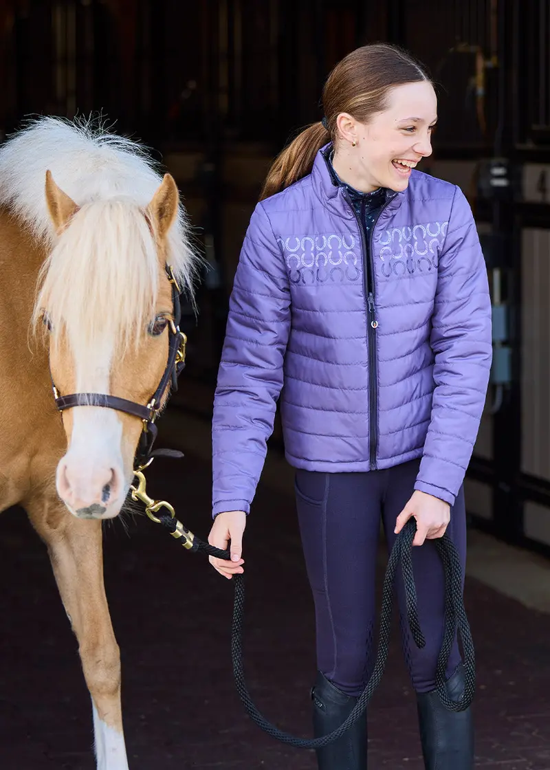 Kids Ride The Wind Reversible Quilted Riding Jacket 7