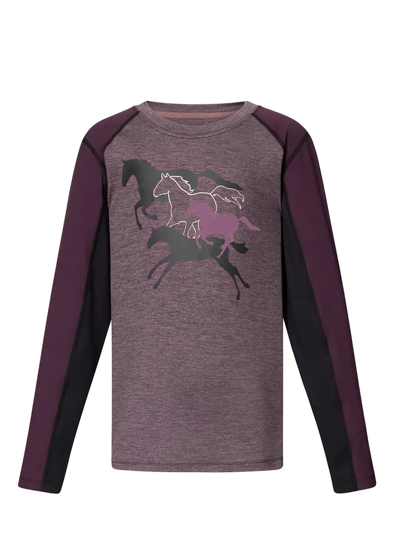 Kids Round Up Moisture-Wicking Base Layer Top