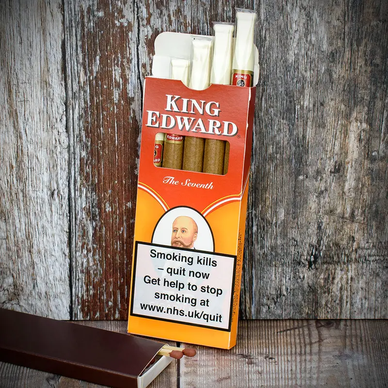 King Edward Tip Cigarillos Cigars - Pack Of 5 1