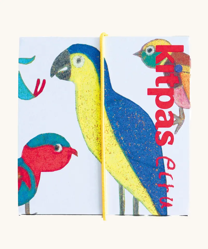Kitpas Rice Wax Art Crayons 6 Pack - Ecru Bird 1