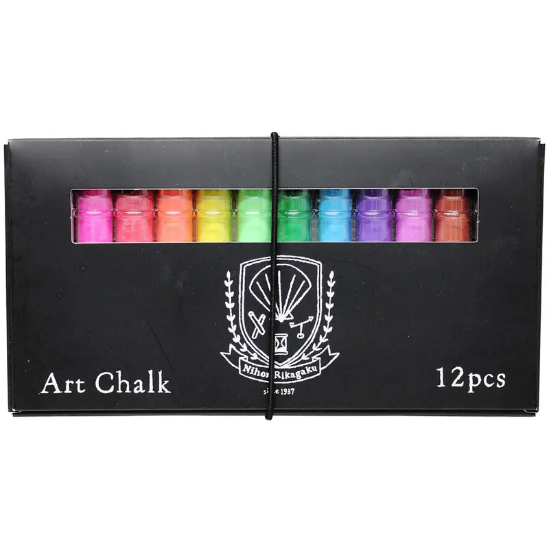 Kitpas Rikagaku 12 Coloured Art Chalk 2