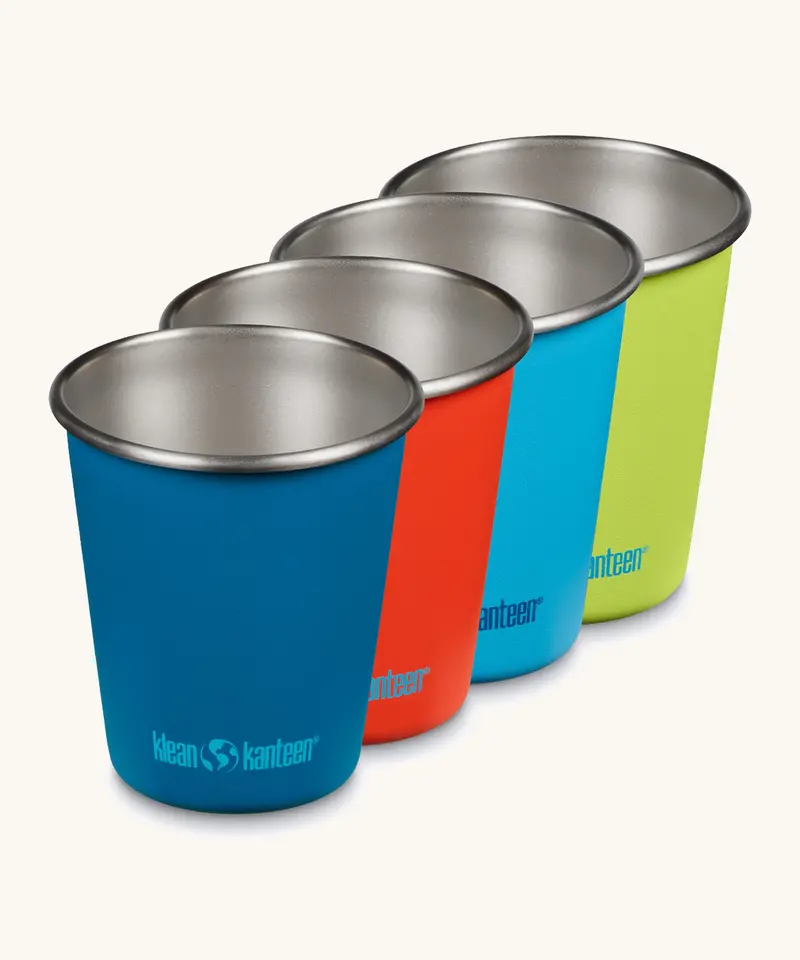 Klean Kanteen 10Oz/296Ml Steel Kid Cups - 4 Pack 2