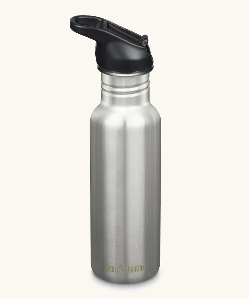 Klean Kanteen 18Oz Classic Narrow Flip Seal Sports Cap Bottle 6