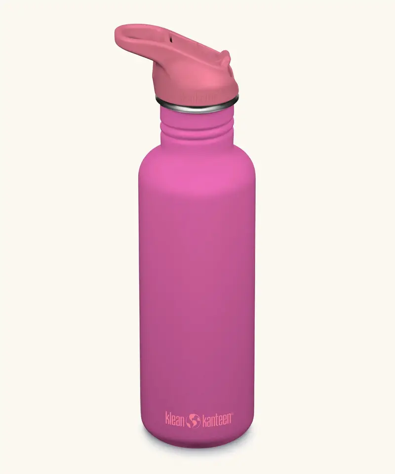 Klean Kanteen 27Oz Classic Flip Seal Sports Cap Bottle 9