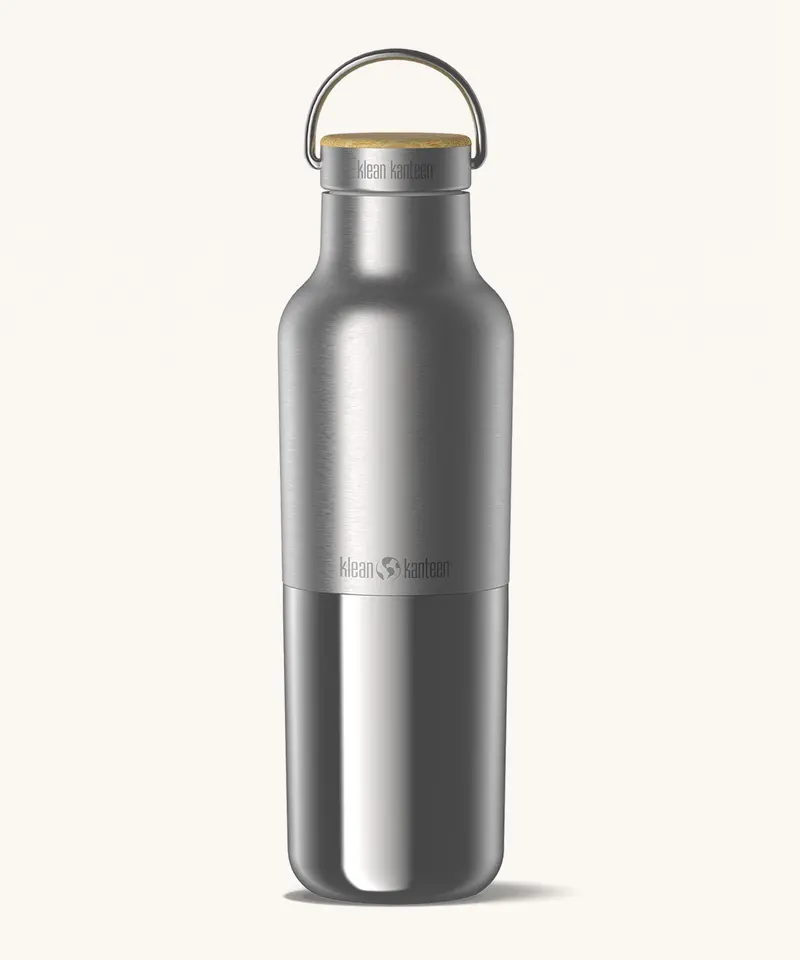 Klean Kanteen Rise 20Oz Insulated Reflect - Brushed Stainless 1