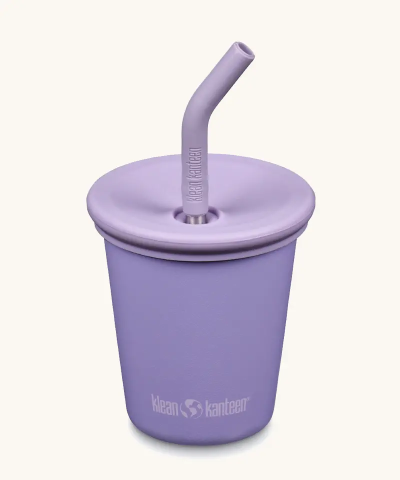 Klean Kanteen Steel Kid Cup With Straw Lid 10Oz/296Ml Offers 5