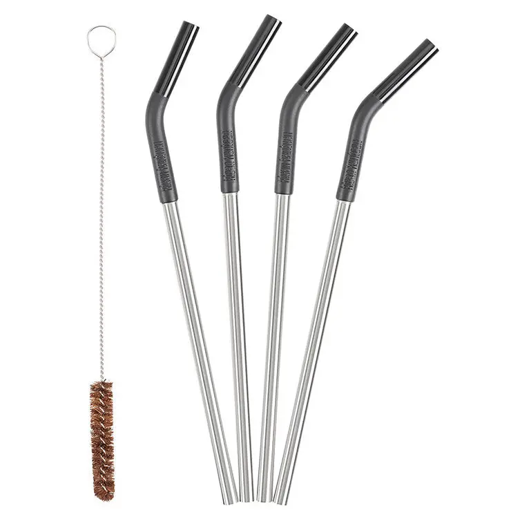 Klean Kanteen Straws 4 Pack Black 1
