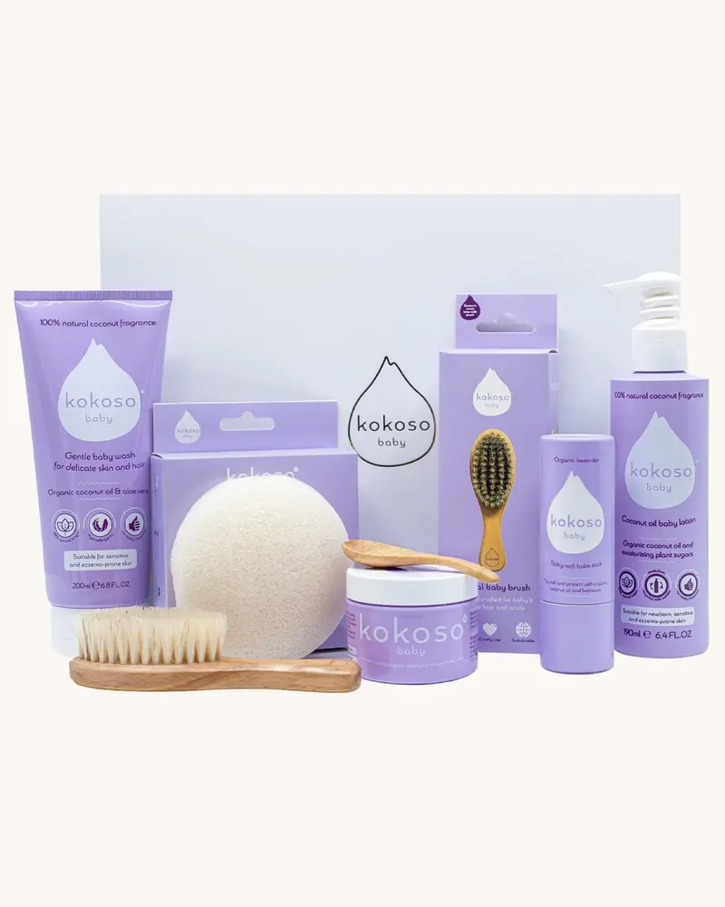 Kokoso Scented Baby Gift Set - Coconut & Lavender 1