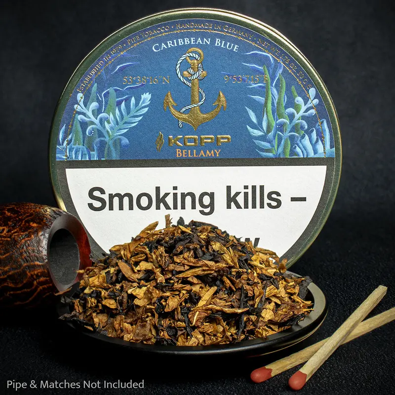 Kopp Caribbean Blue Bellamy Pipe Tobacco - 50G Tin 1