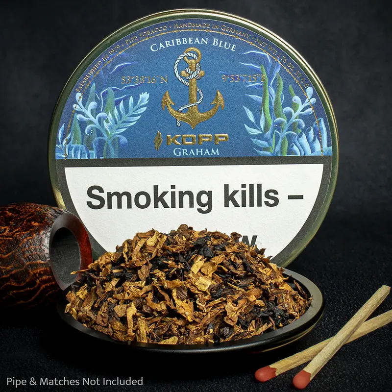Kopp Caribbean Blue Graham Pipe Tobacco - 50G Tin 1