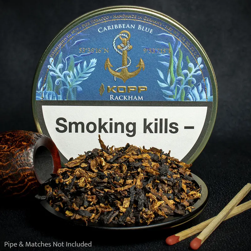 Kopp Caribbean Blue Rackham Pipe Tobacco - 50G Tin 1