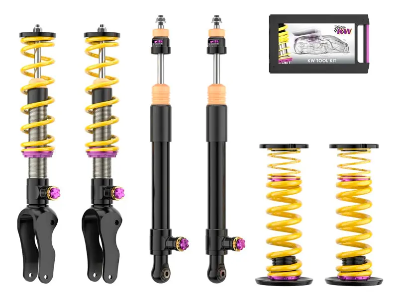 Kw Coilover Kit V4 2021+ Porsche Taycan (Y1a) Sedan 2Wd (Without Air Suspension) 1