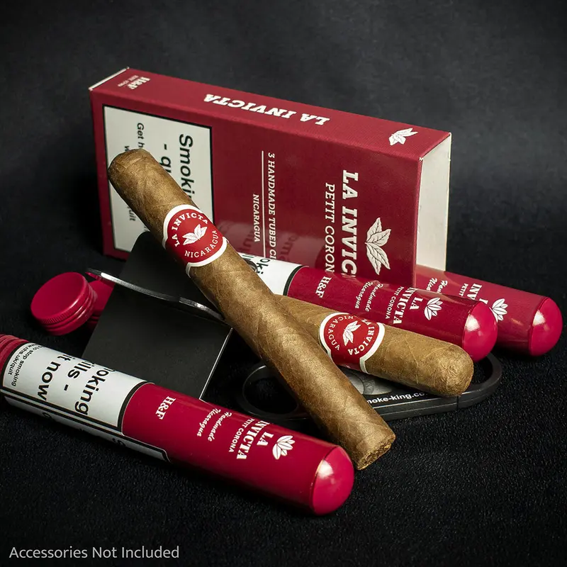La Invicta Nicaraguan Tubos Petit Corona Cigars - Pack Of 3 1