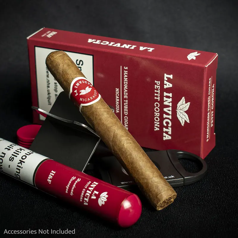 La Invicta Nicaraguan Tubos Petit Corona Cigars - Pack Of 3 2