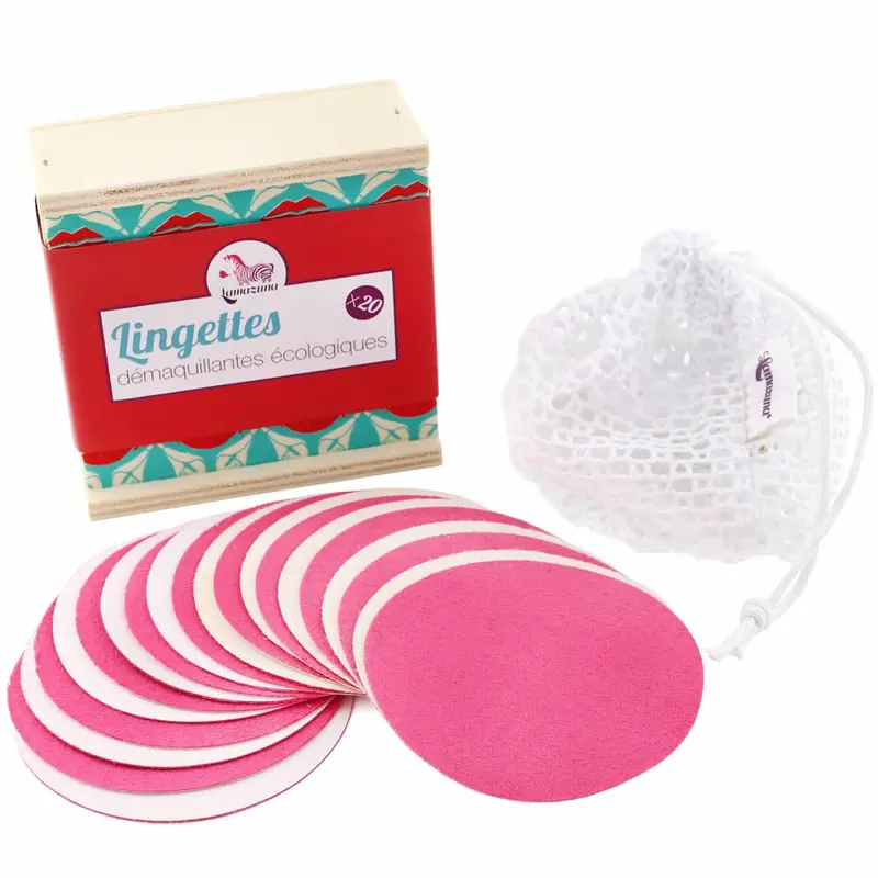Lamazuna 20X Cleansing Wipes With Wooden Box 1
