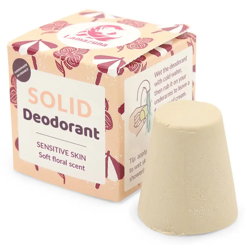Lamazuna Floral Scent Solid Deodorant Bar Sensitive 1