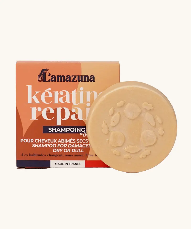 Lamazuna Keratin Repair Solid Shampoo 1