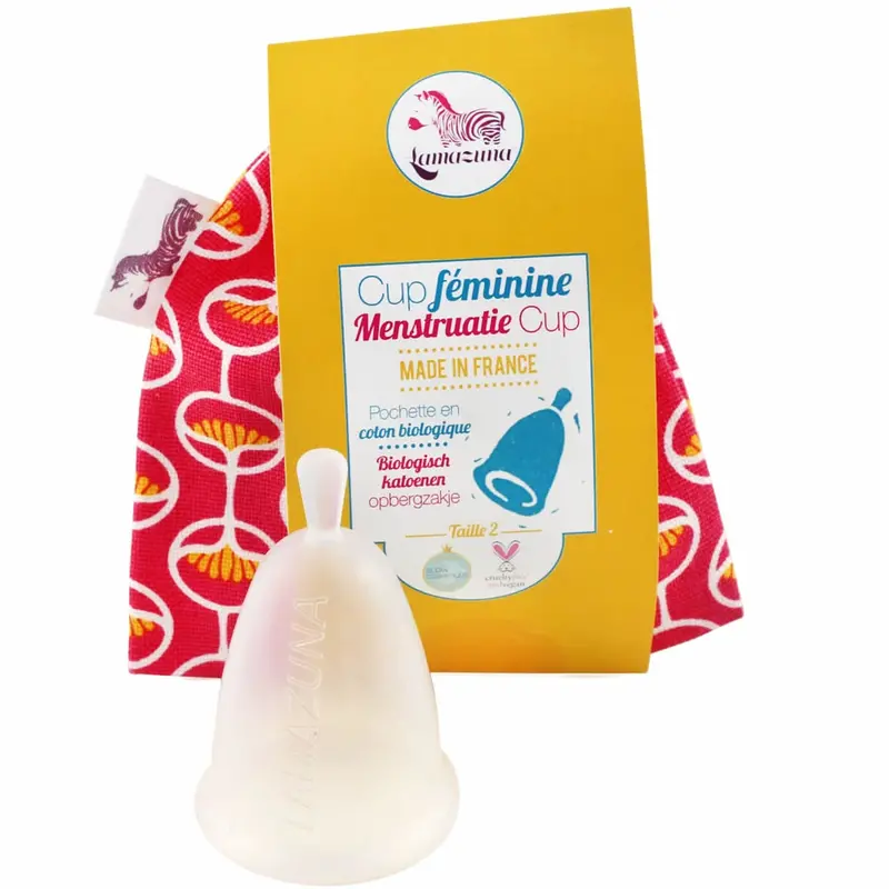 Lamazuna Menstrual Cup Pink Pouch 1