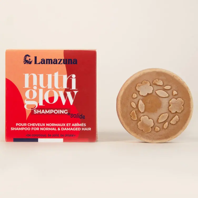 Lamazuna Solid Shampoo Normal & Damaged Hair - Nutri Glow 1
