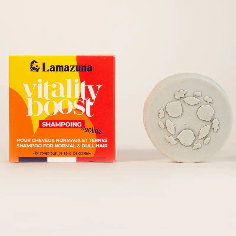 Lamazuna Solid Shampoo Normal & Dull Hair - Vitality Boost 1
