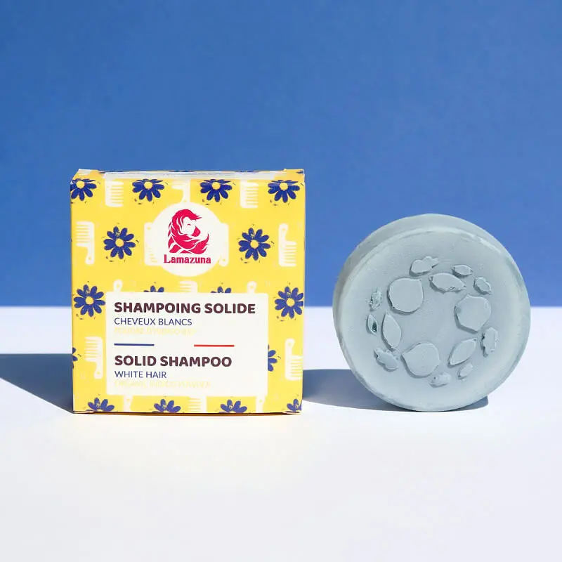 Lamazuna Solid Shampoo White & Bleached Hair - Indigo Powder 1
