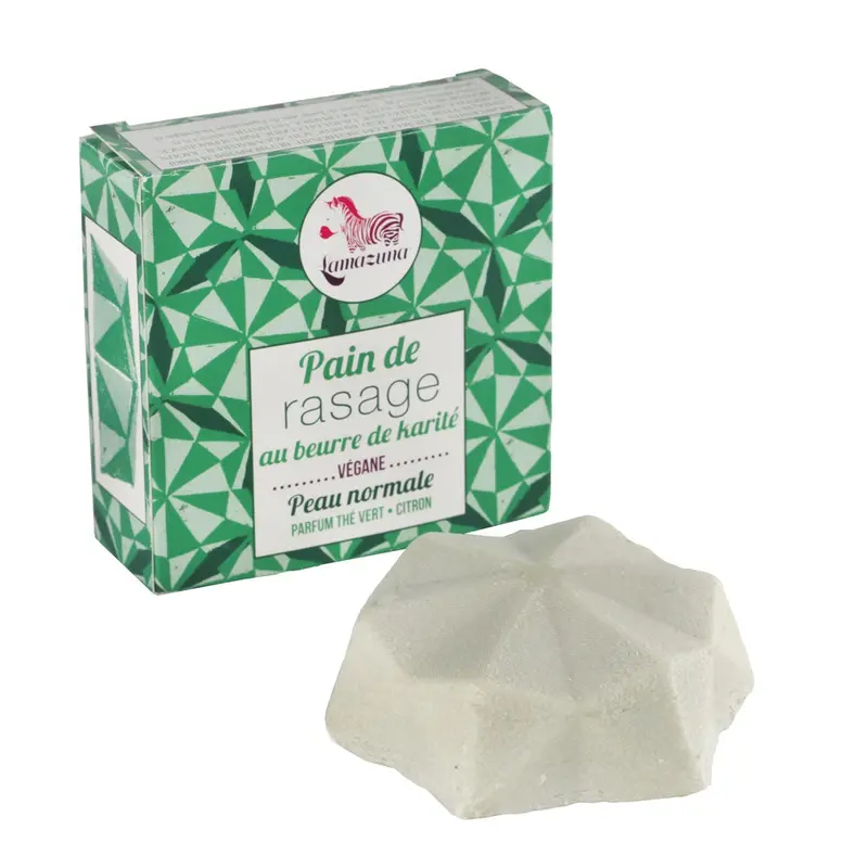 Lamazuna Solid Shaving Bar Soap 1