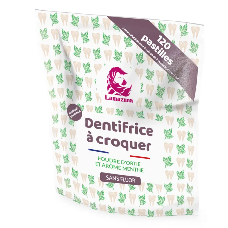 Lamazuna Toothpaste Tablets - Nettle & Mint 2