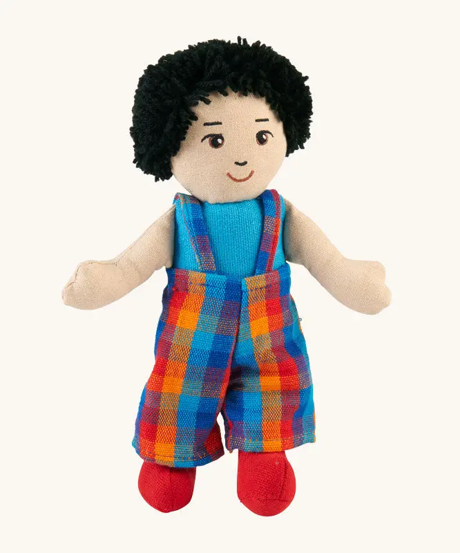 Lanka Kade Asian Boy Doll - White Skin, Black Hair 1