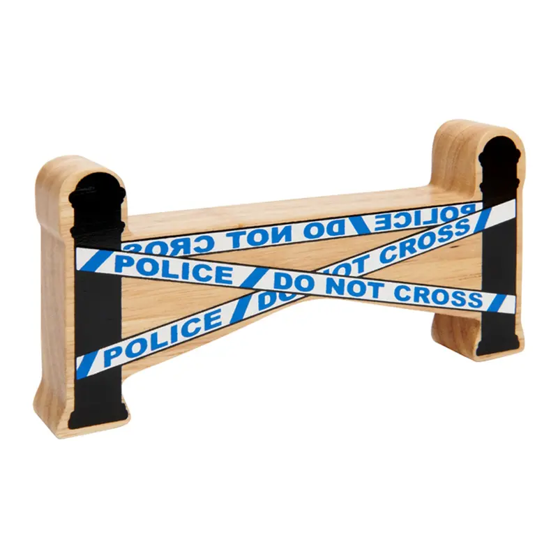 Lanka Kade Blue & White Police Barrier Toy 1
