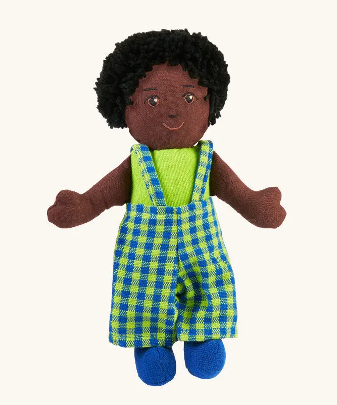 Lanka Kade Boy Doll - Black Skin, Black Hair 1