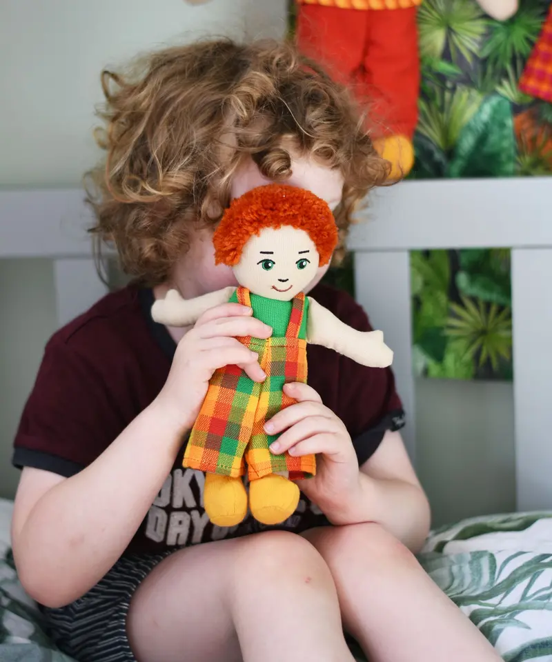 Lanka Kade Boy Doll - White Skin, Red Hair 2