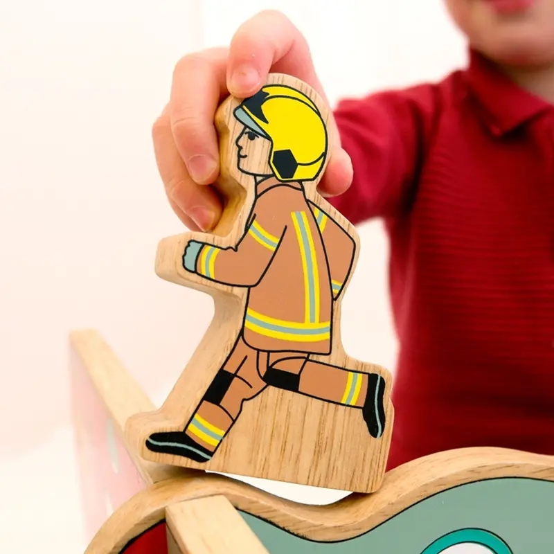 Lanka Kade Brown Running Firefighter Toy 2