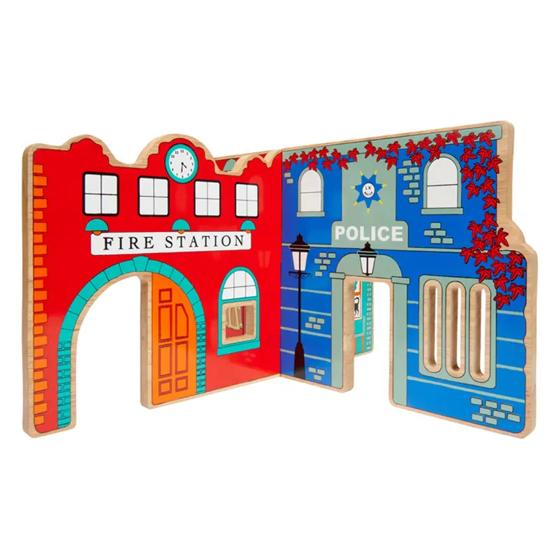 Lanka Kade Fire & Police Toy World Playset 1