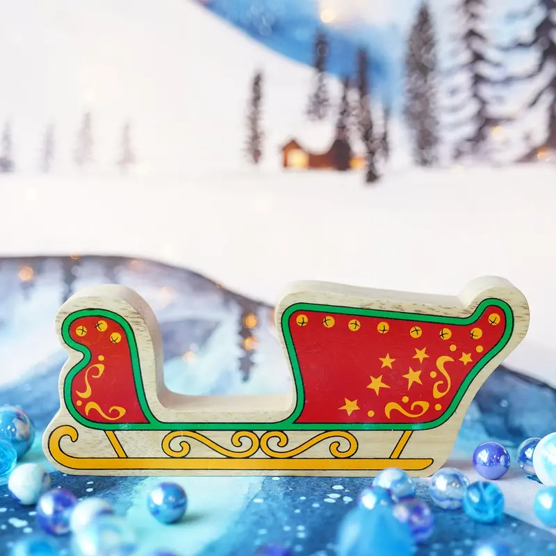 Lanka Kade Natural Christmas Sleigh Toy 2