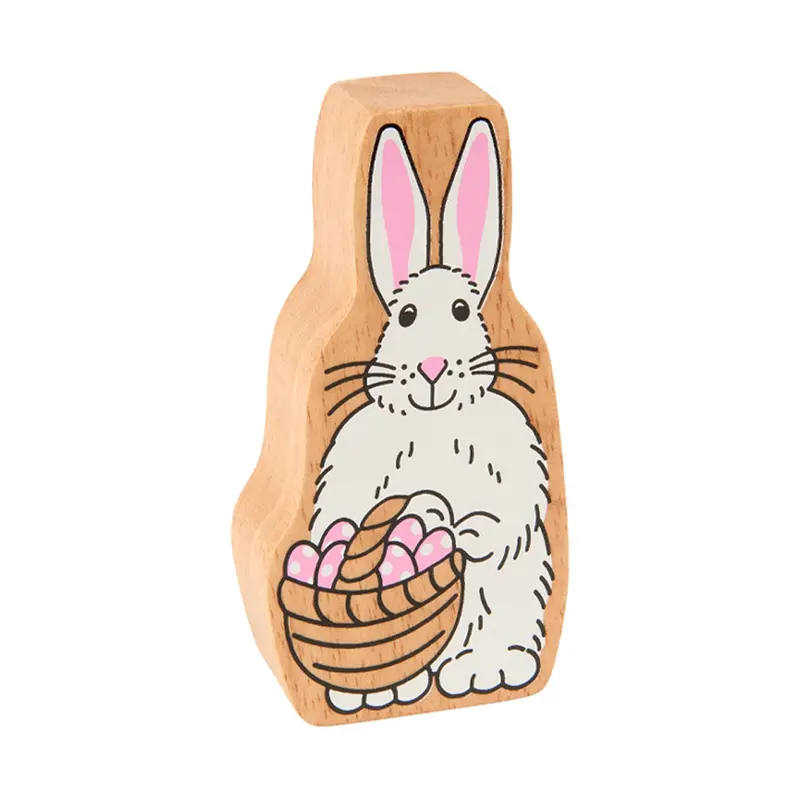 Lanka Kade Natural White And Pink Easter Bunny 1