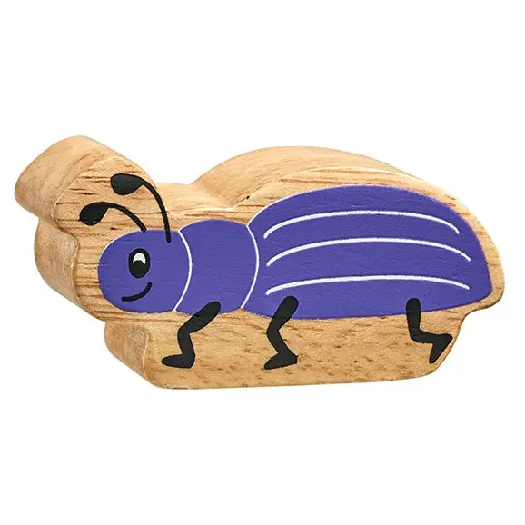 Lanka Kade Purple Beetle Wooden Toy 1