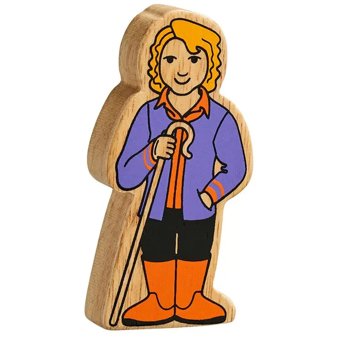 Lanka Kade Purple & Orange Farm Woman 1