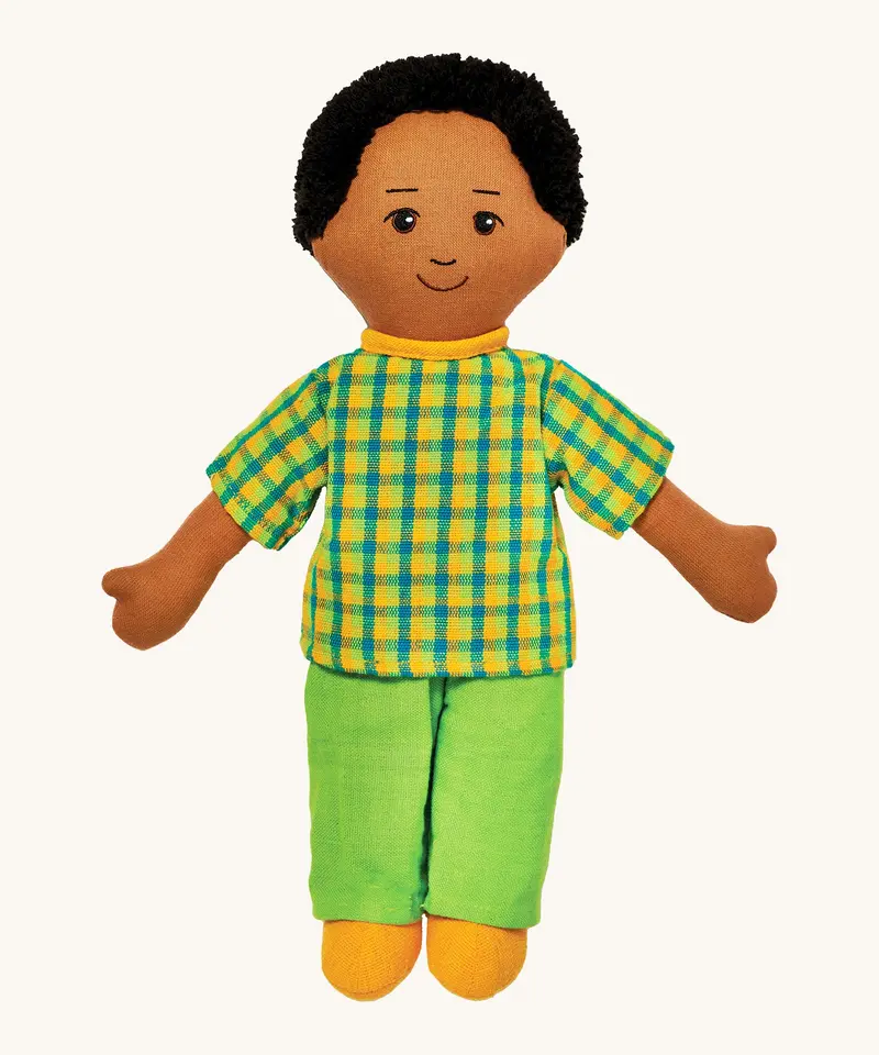 Lanka Kade Rag Doll Dad - Brown Skin, Black Hair 1